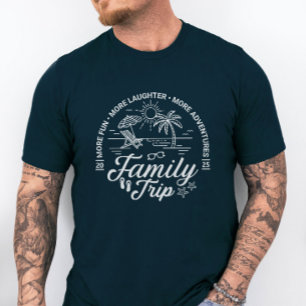 Custom Family Trip Groep Matching Beach Vakantie T-shirt
