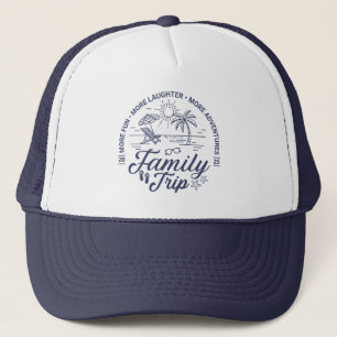 Custom Family Trip Groep Matching Beach Vakantie Trucker Pet