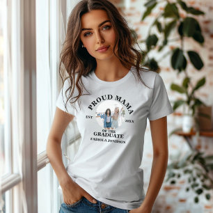Custom Family Trots mama van de Afstuderen T-shirt