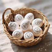 Custom Farmhouse Egg Stamp Rubberstempel