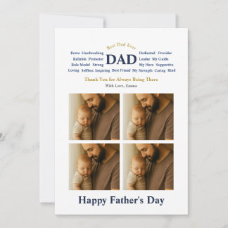 Custom Father's Day  Kaart