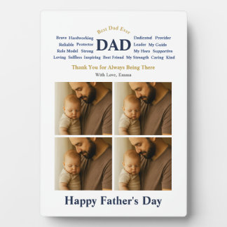 Custom Father's Day Plaque Fotoplaat