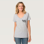 Custom Female Pastor T-shirt (Voorkant volledig)