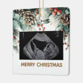 Custom First Christmas Expecting Photo Ornament (Links)