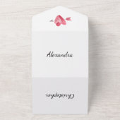 Custom First Date Proposal Tear Off All In One Uitnodiging (Buitenkant)