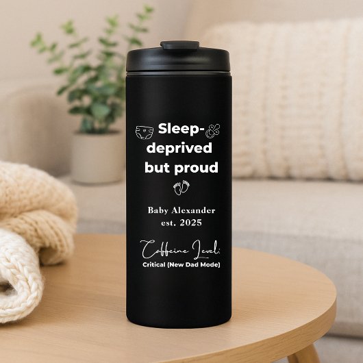 Custom First Father Gift Thermosbeker