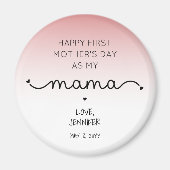 Custom First Moederdag New Mama Keepomwille Gifts Magneet (Voorkant)