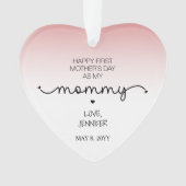 Custom First Mother's Day Cadeau Nouveau maman Kee (devant)
