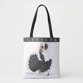 Custom Flamenco Shopping Tas