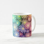 Custom Floral Design Coffee Mug (Devant droit)