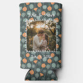 Custom Floral Doodle Photo Engagement  (Voorkant)