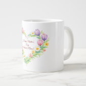 Custom Floral Heart Mother’s Day Mug (Devant droit)