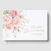 Custom Floral Memory Guest Book Keepsake (Recto)