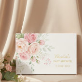 Custom Floral Memory Guest Book Keepsake
