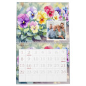 Custom Floral Photo Calendar Personalized Flower  Kalender (Feb 2026)