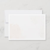 Custom Floral Wedding RSVP Card (Dos)