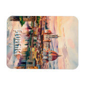 Custom Florence Duomo Cathedral Watercolor Skyline Magneet (Horizontaal)