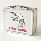 Custom Florida Flag State Flower Sinaasappel Bloss (Achterkant)