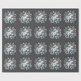 Custom flower design  cadeaupapier