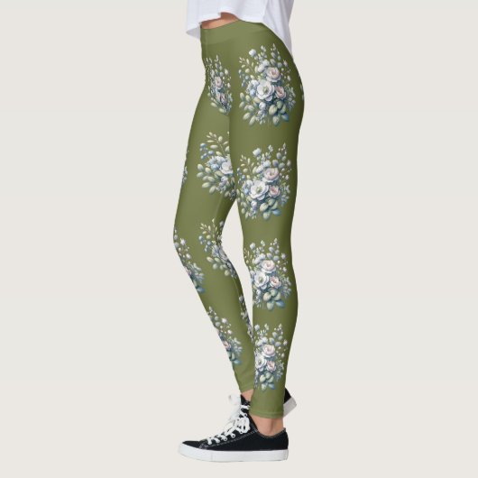 Custom flower design  leggings (Links)