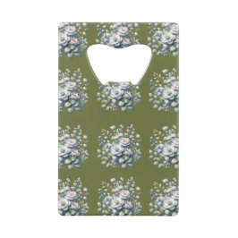 Custom flower kredietkaart flessenopener