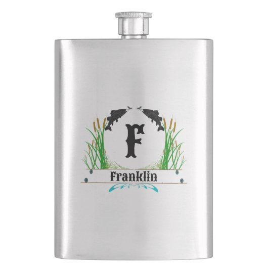 Custom Fly Fishing Seal On Flacon (Voorkant)