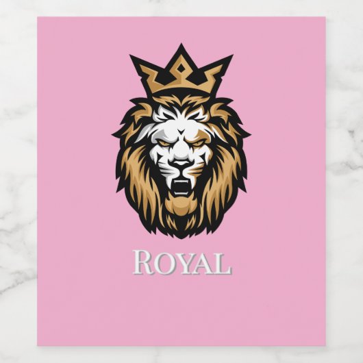 Custom Food & Beverage Label Set Wijn Etiket (Enkel label)