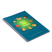 Custom Food Diet Health Journal Notitieboek (Rechterzijde)