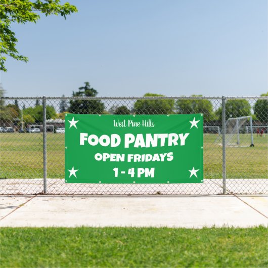 Custom Food Pantry Banner (Insitu)