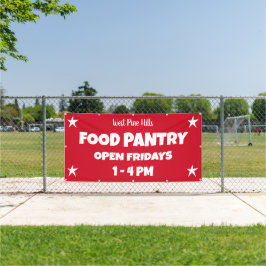 Custom Food Pantry Banner