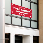 Custom Food Pantry Banner (Buitenkant Gebouw)