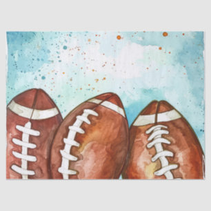 Custom Football Theme Party Tissuepapier