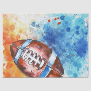 Custom Football Theme Party Tissuepapier