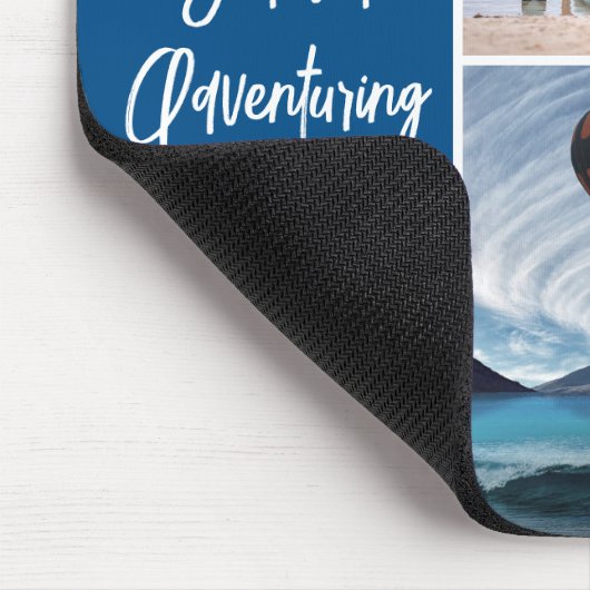 Custom Forever Adventuring 6 Fotocollage Muismat (Hoek)