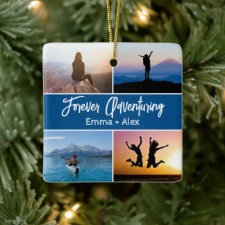 Custom Forever Adventuring 8 Fotocollage Keramisch Ornament