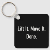 Custom Forklift Driver Keychain Gift (Voorkant)