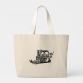 Custom Forklift Driver Tote Bag – Work Fuel (Achterkant)