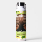 Custom Foto Yoga Lover Leraar Moeder Vrouwen Gift Waterfles (Voorkant)