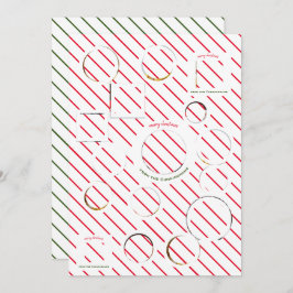 Custom Four-Photo 🎄 Feestelijke Kerst Kaart