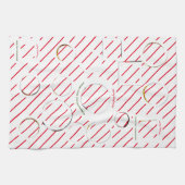 Custom Four-Photo 🎄 Vakantie Gift Theedoek (Horizontaal)