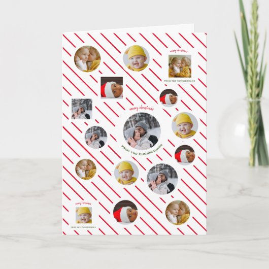 Custom Four-Photo 🎄 Vakantie Kerstmis (Voorkant)