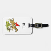 Custom Fox Hunt Jumper Hunter Horseback Riding Bagagelabel (Voorkant horizontaal)