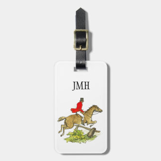 Custom Fox Hunt Jumper Hunter Horseback Riding Bagagelabel