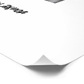 Custom Framed Couple Print Glossy Poster (Coin)