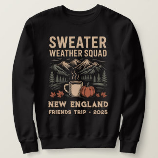 Custom Friends Trip – Herfst Trui Weer Shirt