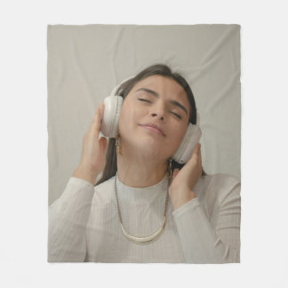 Custom Full Photo Modern   Fleece Deken