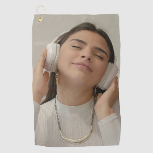 Custom Full Photo Modern  Golfhanddoek (Voorkant)