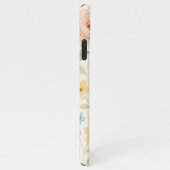 Custom Fun Classy Shabby Franse Bloemkunst Patroon iPhone Hoesje (Rechterkant)