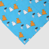 Custom Fun Cute Animals Birthday Tissuepapier (Detail)