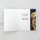 Custom Fun Dog 30 of een andere verjaardag Kaart (Binnen)